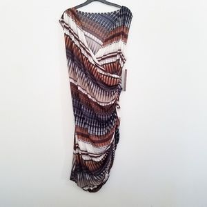 LAST CHANCE Sofia Vergara  Faux Wrap Sleeveless